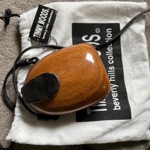 One of a kind hand carved ‘Timmy Wood’ purse